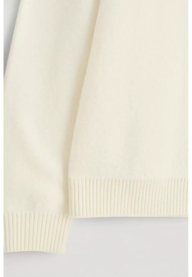 BOILED-WOOL CREW-NECK JUMPER