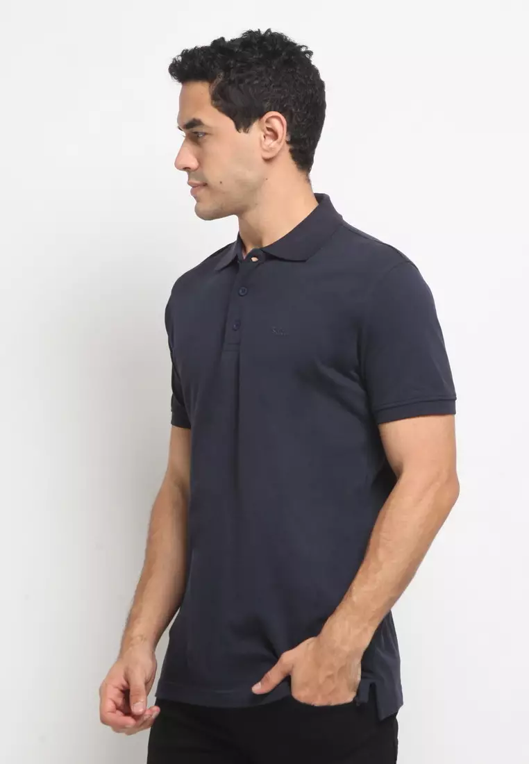 POLICE Polo Shirt Krah Polos Pria 207200171