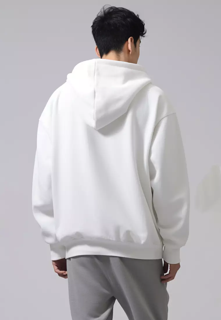 MOB22 Hoodie Scubalux "never give up camo" putih