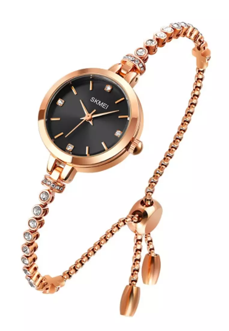 Jam Tangan Analog Wanita Waterproof Strap Tali Material Stainless Steel BL32 ORIGINAL