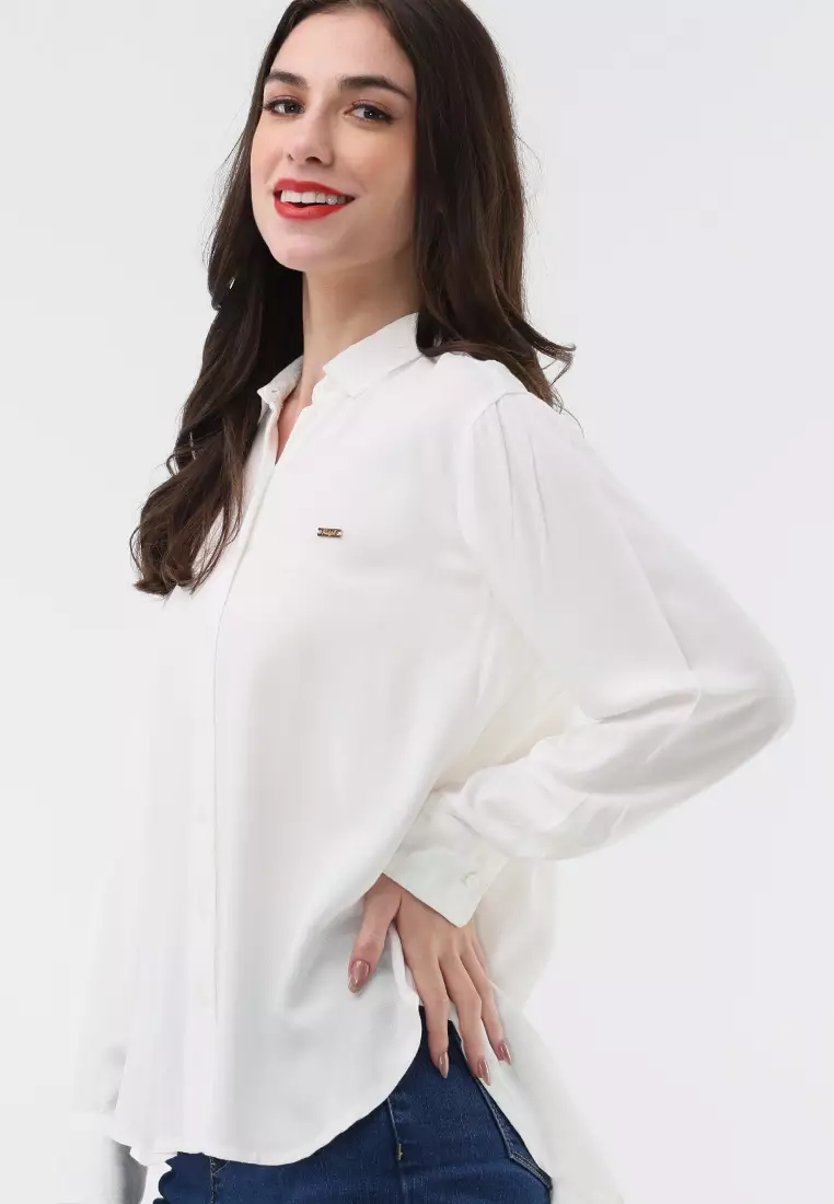 Long Sleeves W/ Collar Blouse