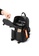 Lara black Men's Plain Water-proof Wear-resistant Nylon Zipper Backpack - Black 79D3AAC5AF9C92GS_4