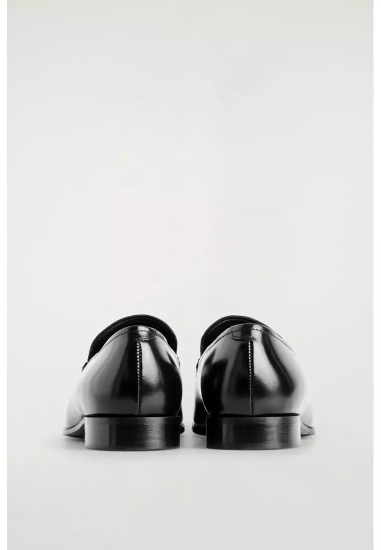 POLISHED-LEATHER LOAFERS