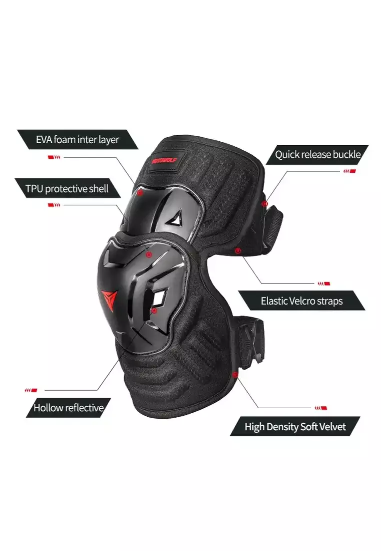 Motowolf MDL1029B Knee Protection Pad