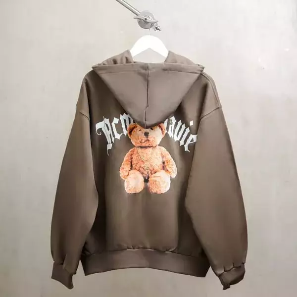 Jual Acme De La Vie Jaket Adlv Text Bear Olive Zip Jacket Original Original Zalora