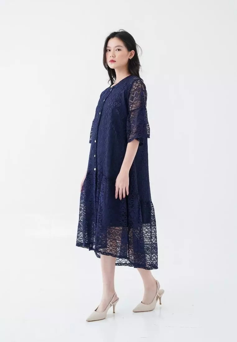 Aveline Party Dress Navy
