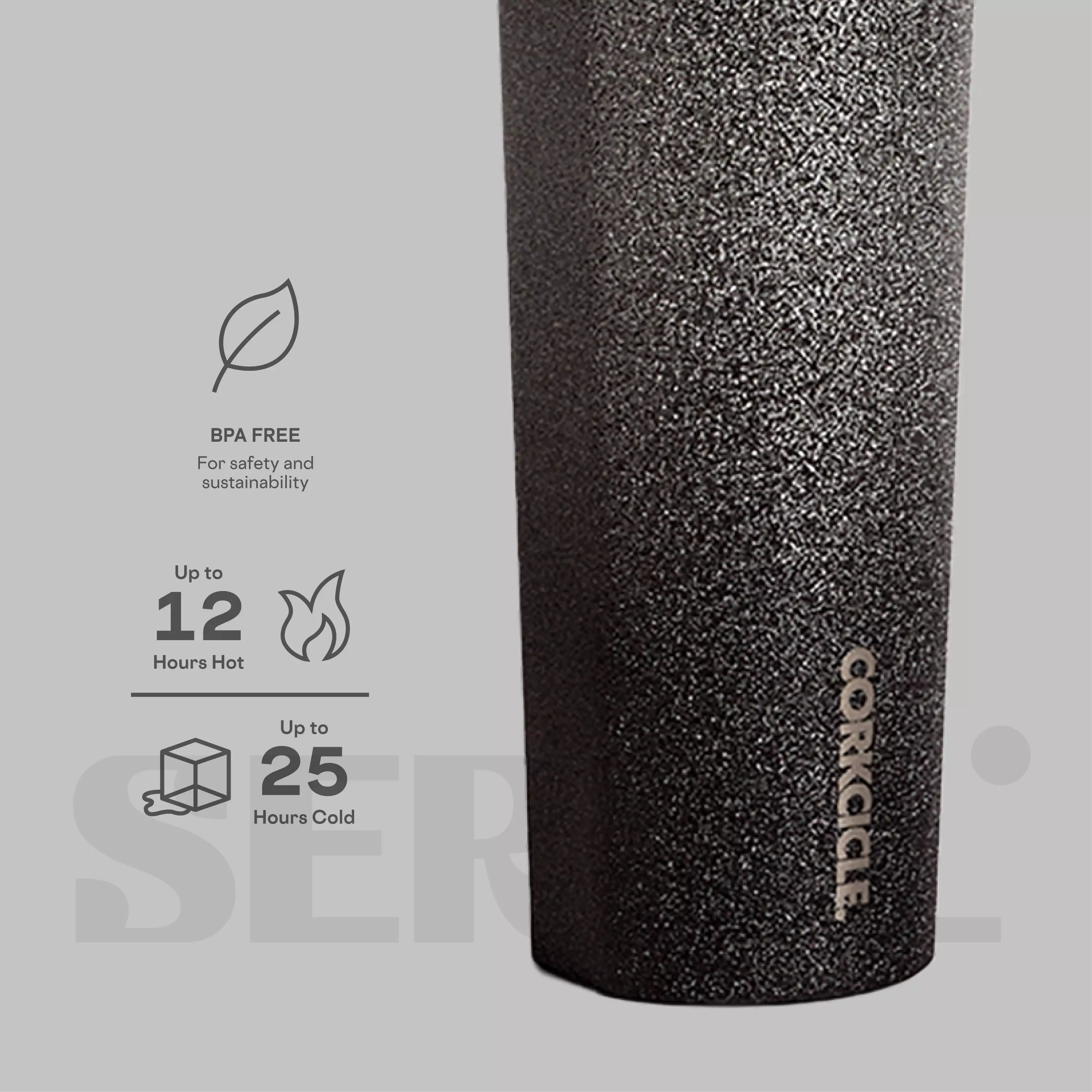 CORKCICLE Canteen 16oz - Steel Shadow