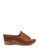 Louis Cuppers brown Slip On Wedges 24021SHAF794B1GS_1