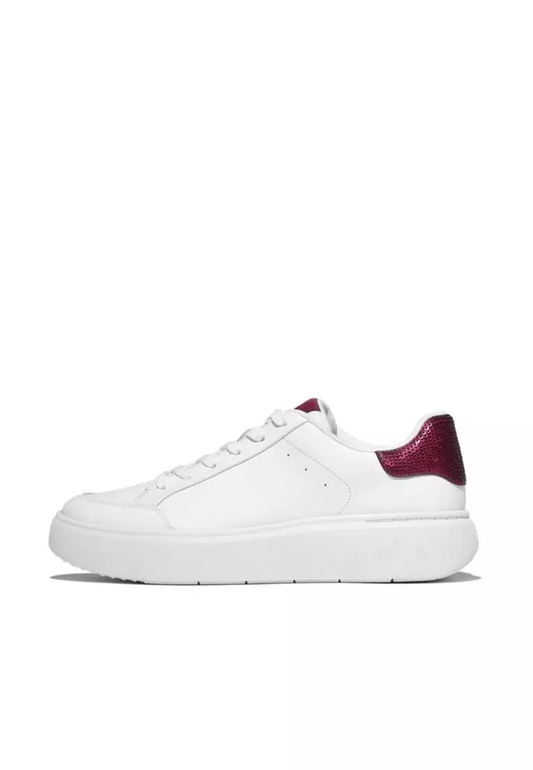FITFLOP Rtg Sequin-Backtab Leather Sneakers