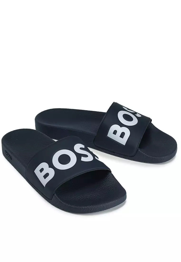 Logo Slide Sandals - BOSS Business
