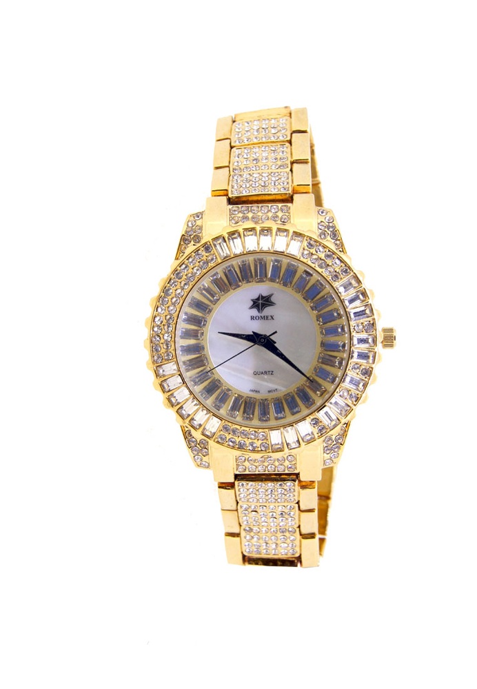 Sk Time Watch Shop Japan Design 18K Plating with Crystal Star Dial and ...