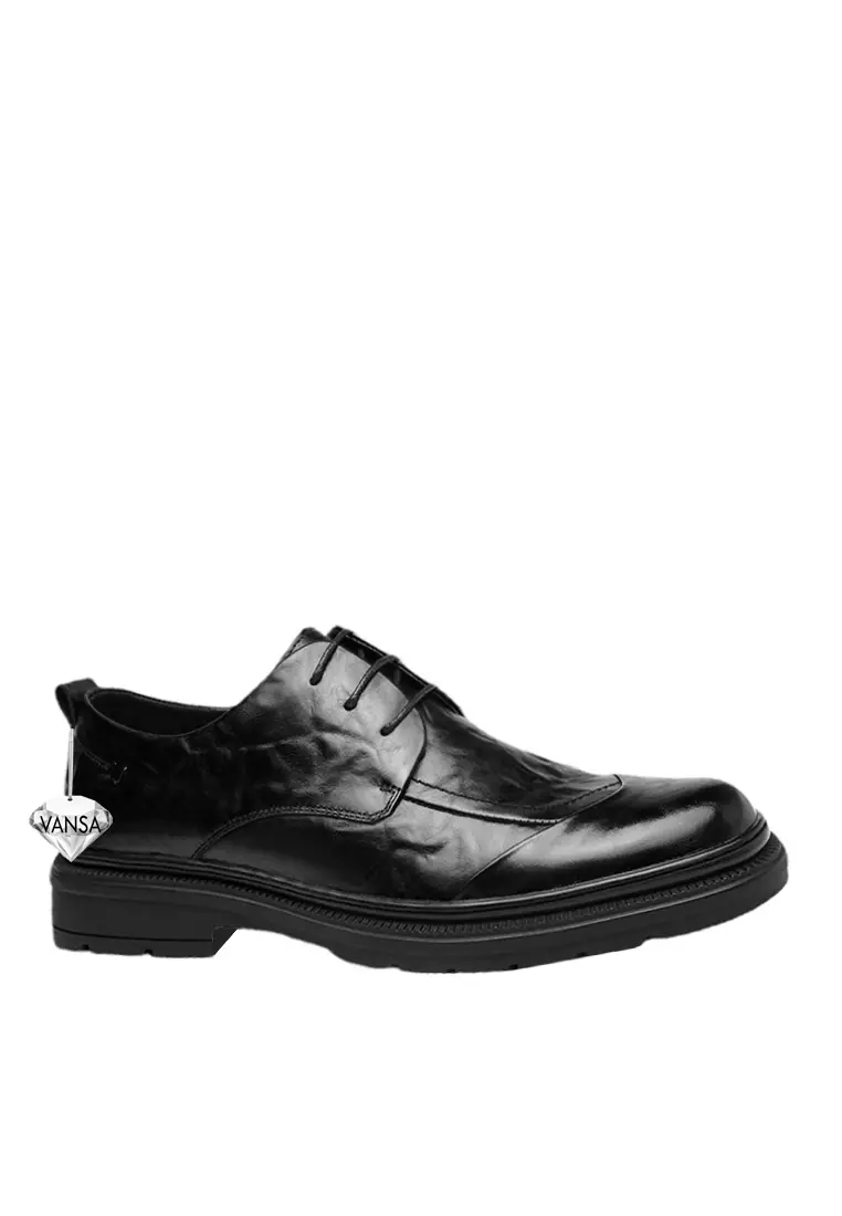 Discount on Twenty Eight Shoes  shoes - SKU: VANSA Top Layer Cowhide Business Derby Shoes VSM-F-228189