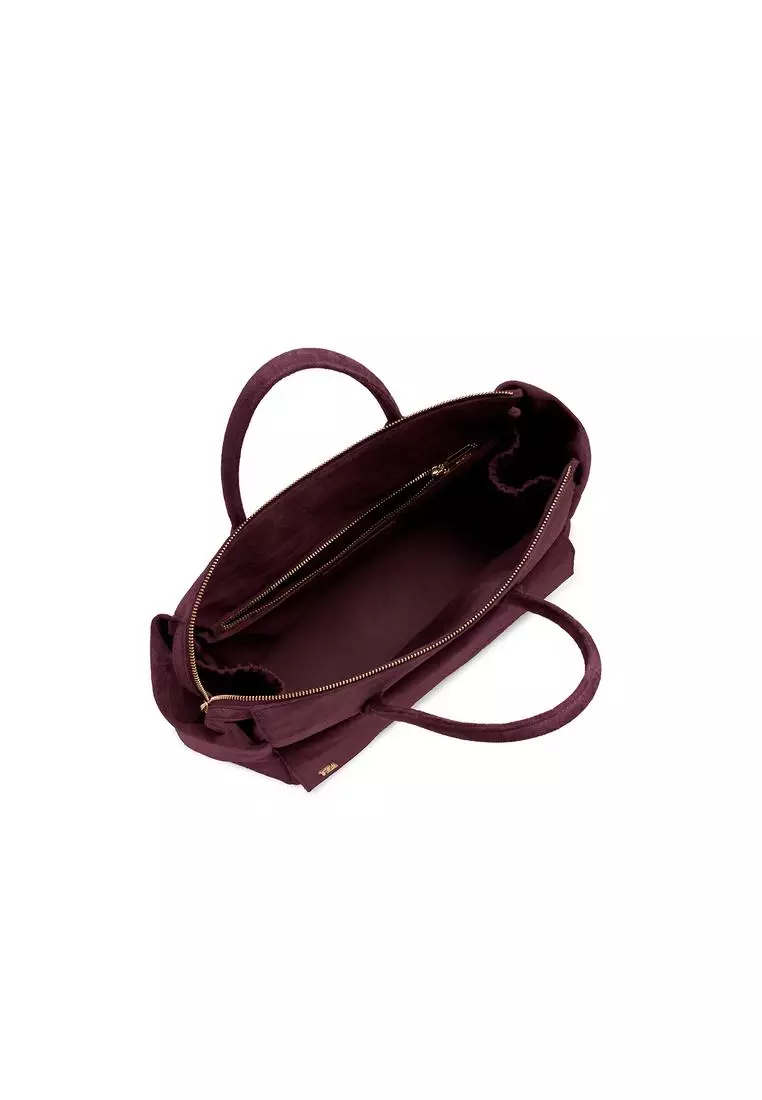 Aure M Tote Suede - Burgundy
