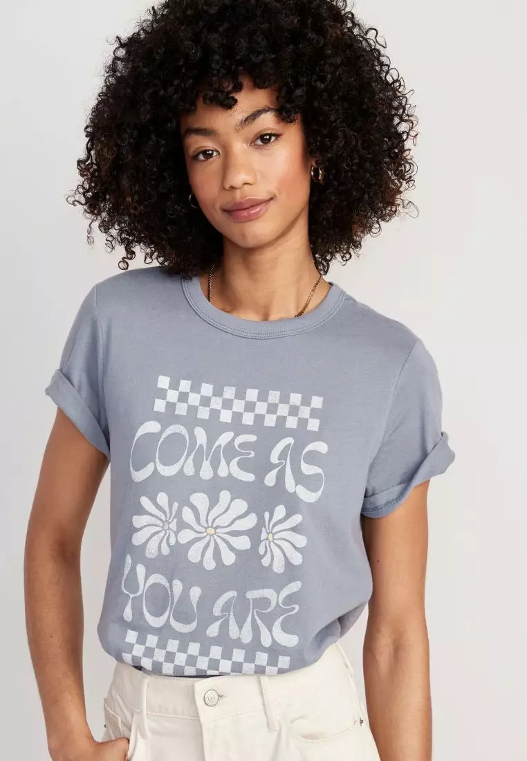 Buy Old Navy EveryWear Graphic TShirt for Women 2024 Online ZALORA