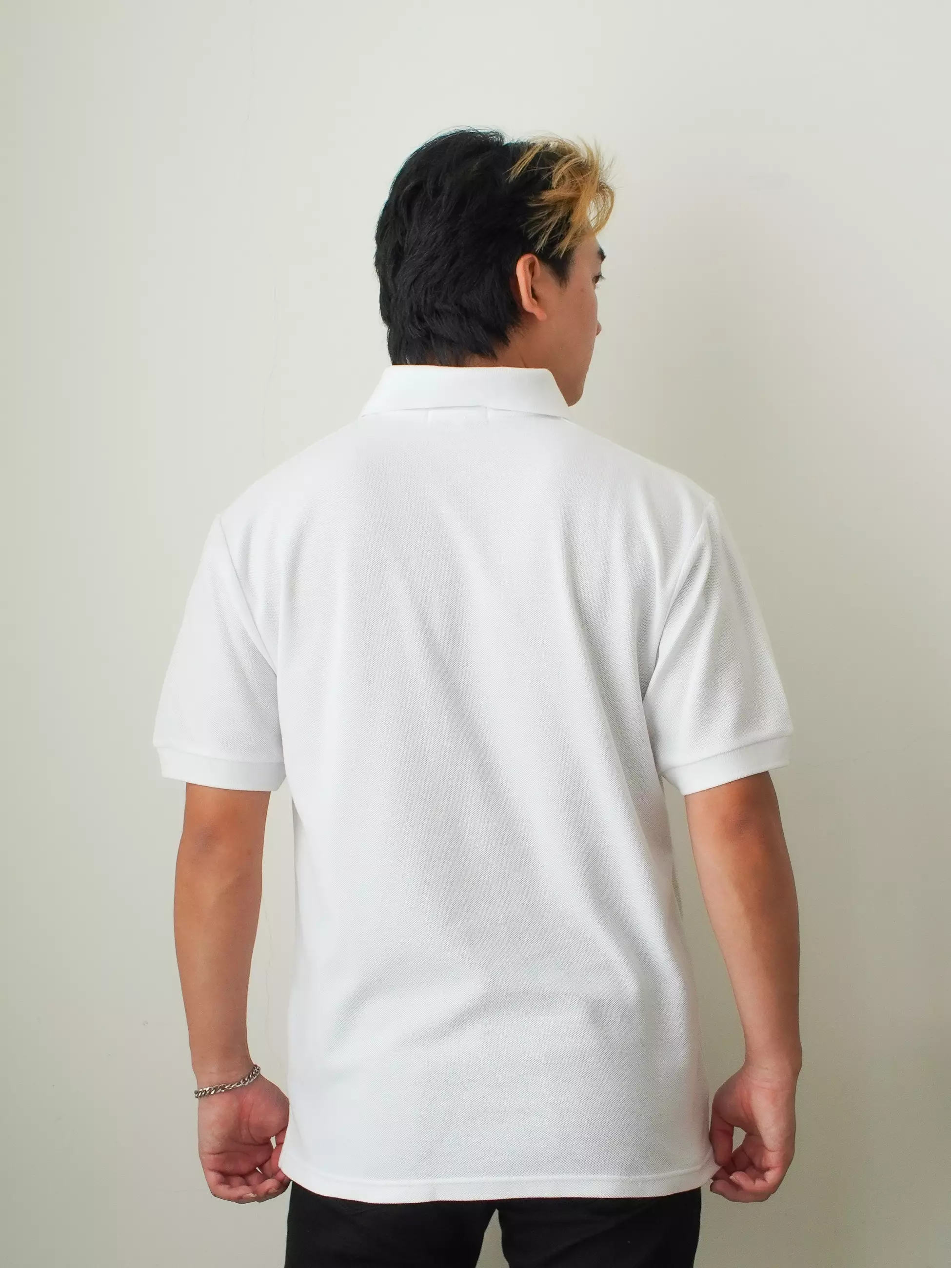 Polo Shirt Polos Lengan Pendek Putih 