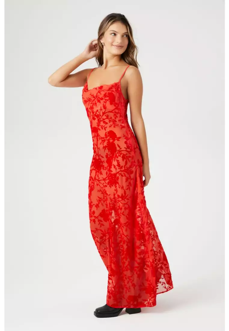 Forever 21 sheer maxi dress clearance