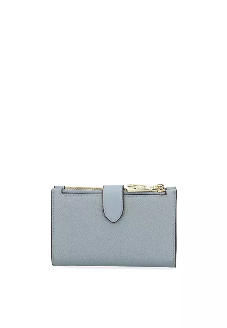 Katie Zip Card Holder  - Turquoise