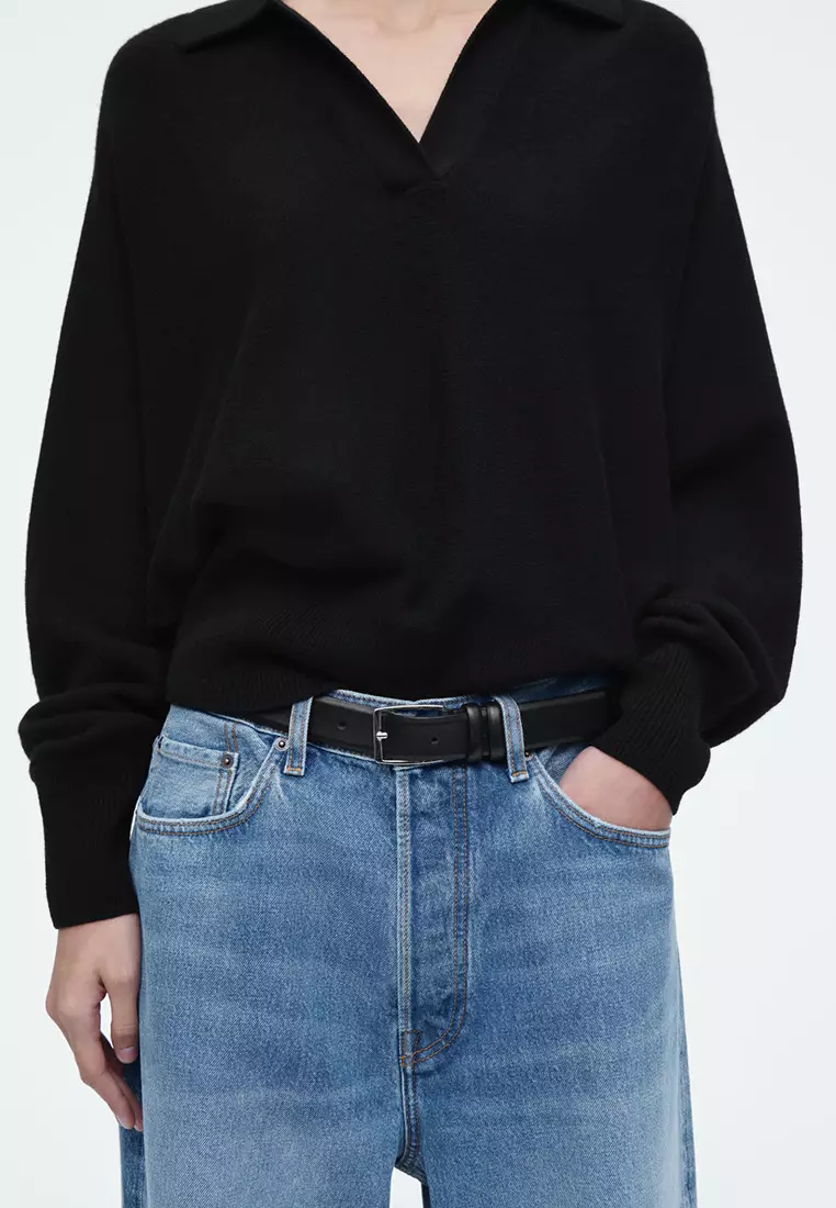 VOLUME WIDE-LEG JEANS - WASHED BLACK - Jeans - COS