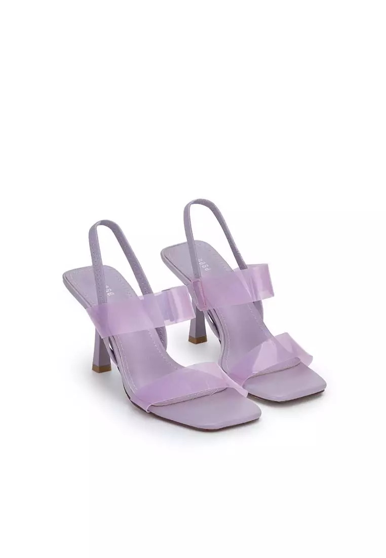 Clear on sale vinyl sandals