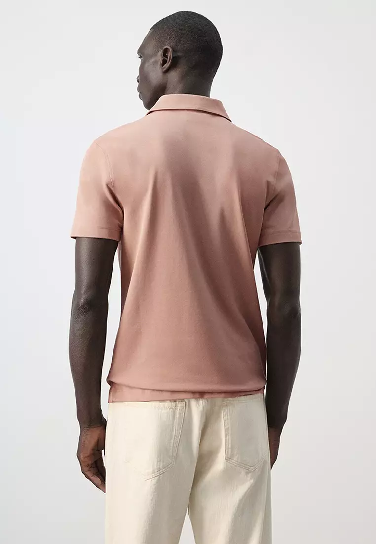 Slim Fit Piqué Polo Shirt