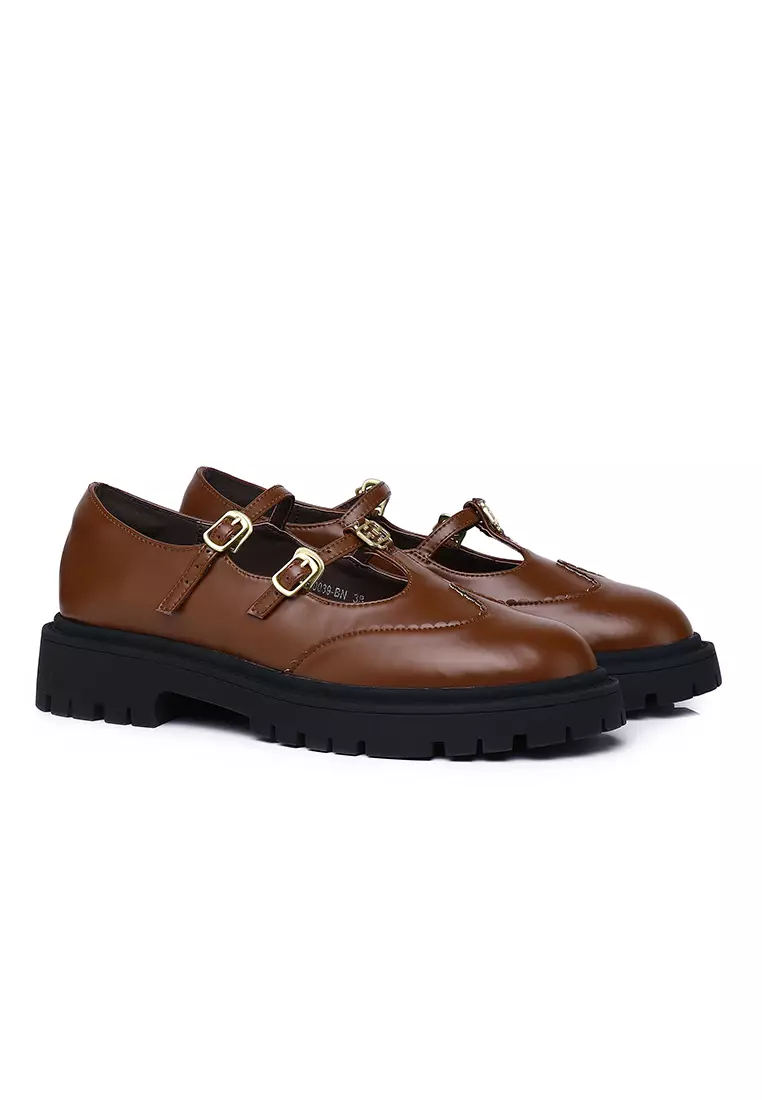 Mallory Comfy Fit Footbed Microfiber Leather Loafers