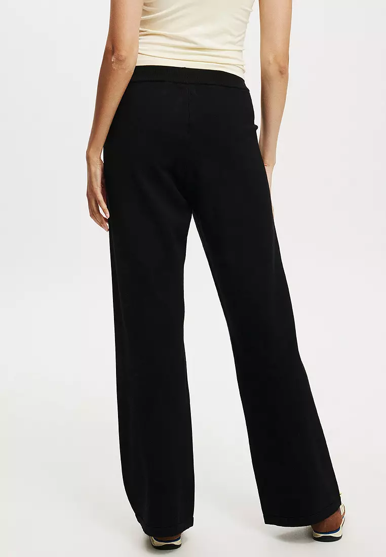 Wide Leg Knit Pants