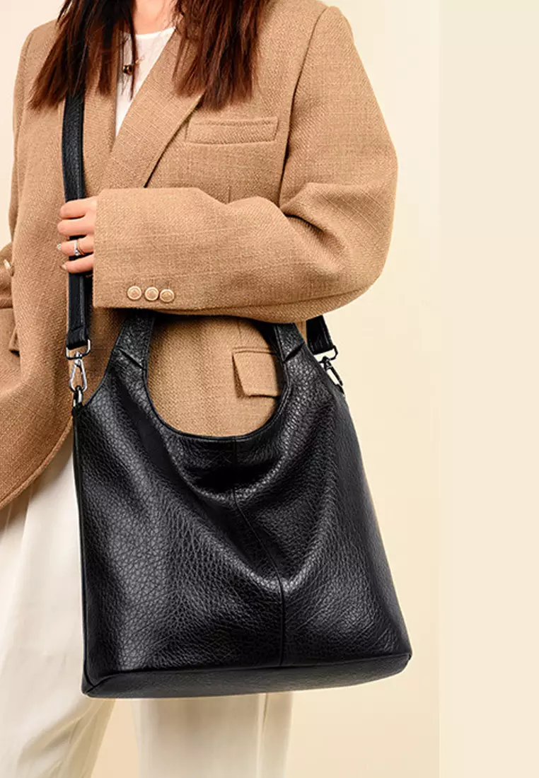 Faux Leather Three Way Handbag JW HD-3507