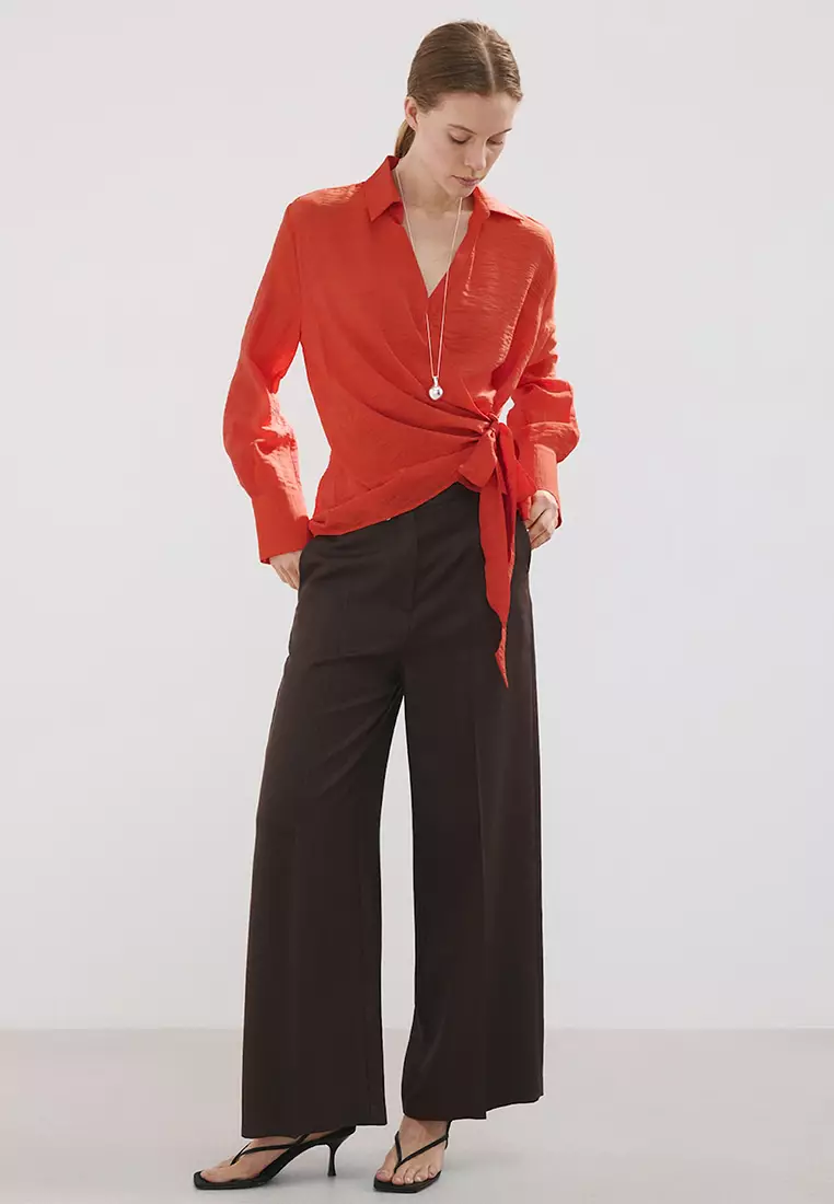 Blouse with Tie Detail