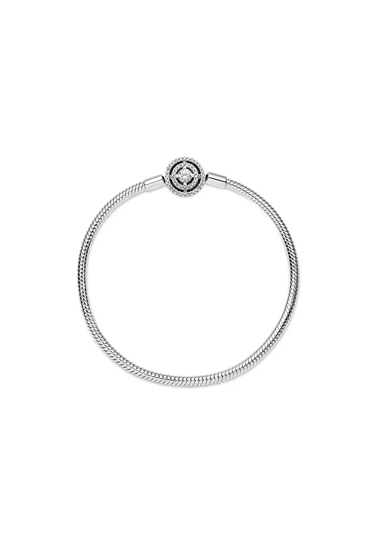 Pandora Moments Halo Snake Chain Bracelet