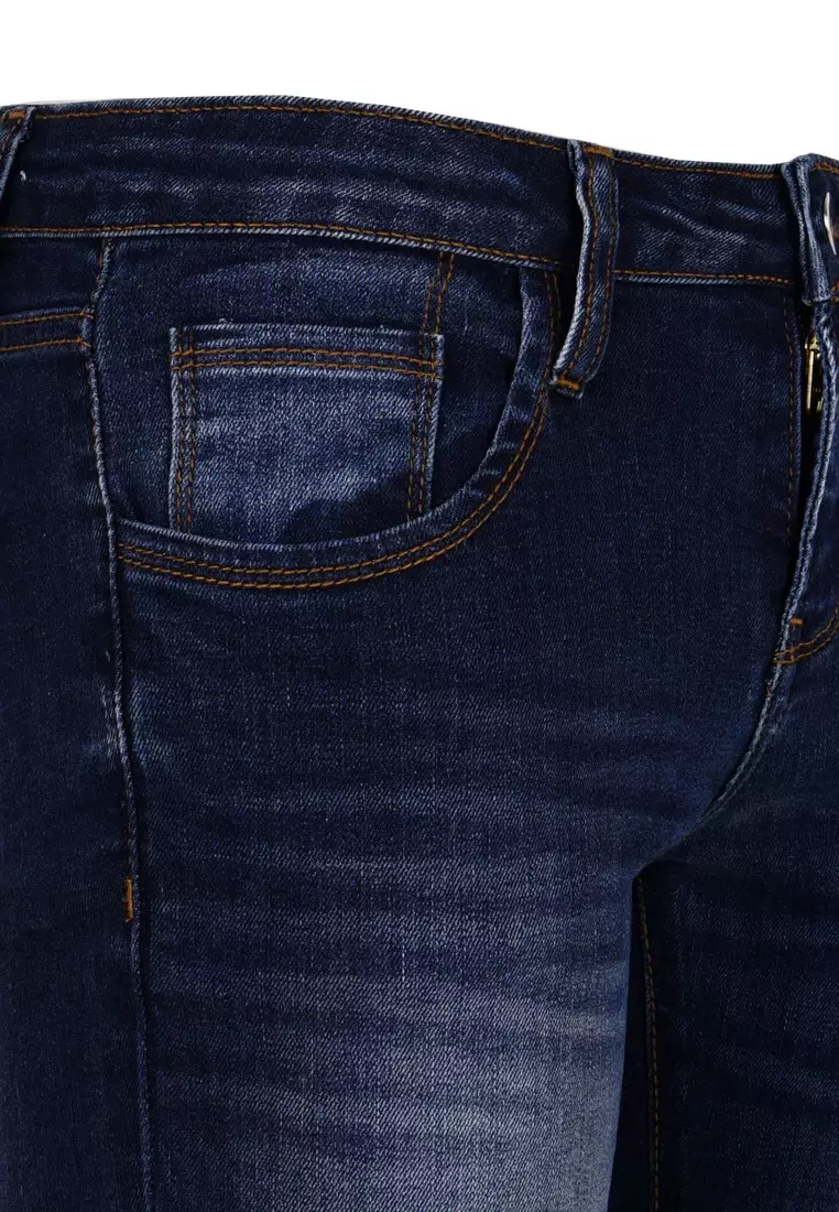 3Second Women's Long Skinny Jeans Denim On C031024