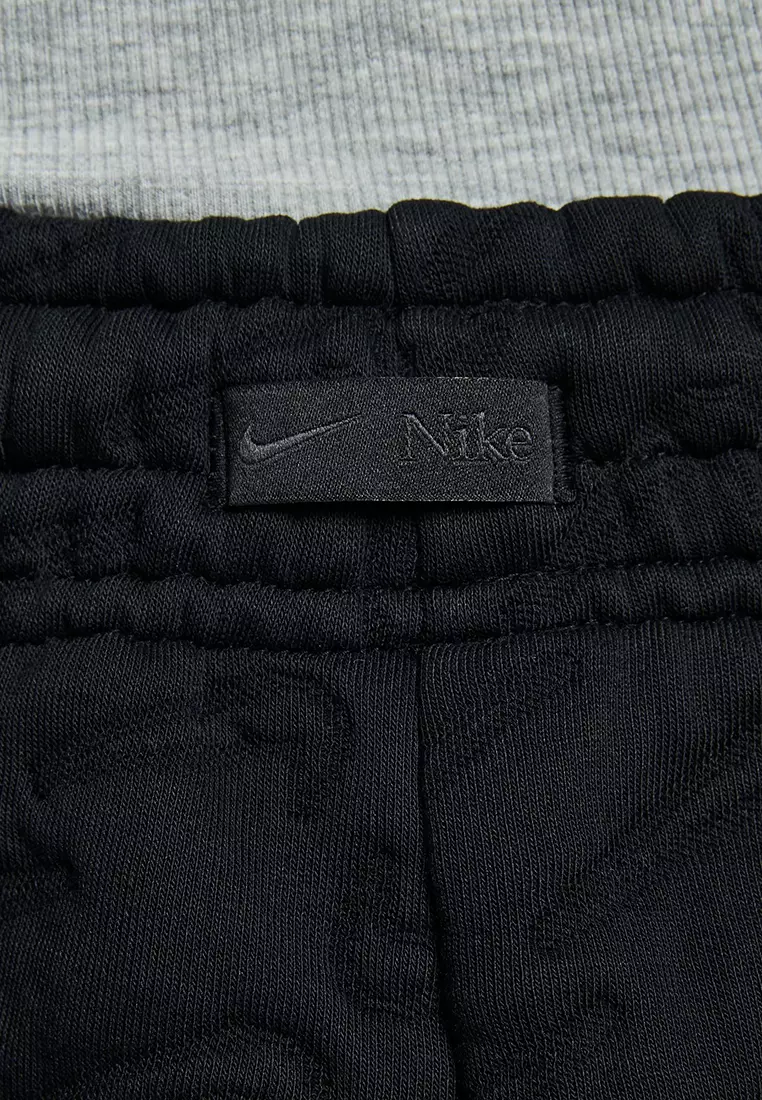 Phoenix Fleece Oversized High-Waisted Jacquard Pants