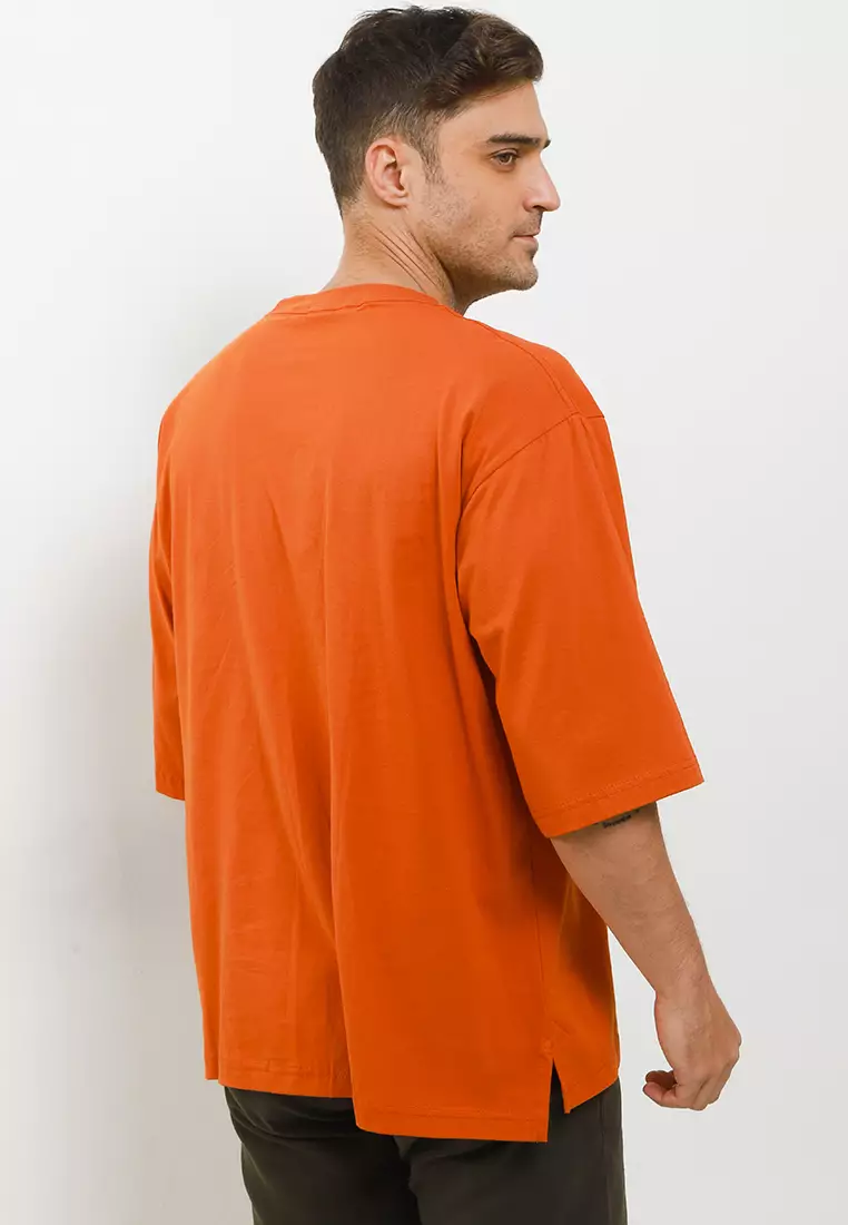 Ossu Oversize Tshirt Logo Metal font Handwriting