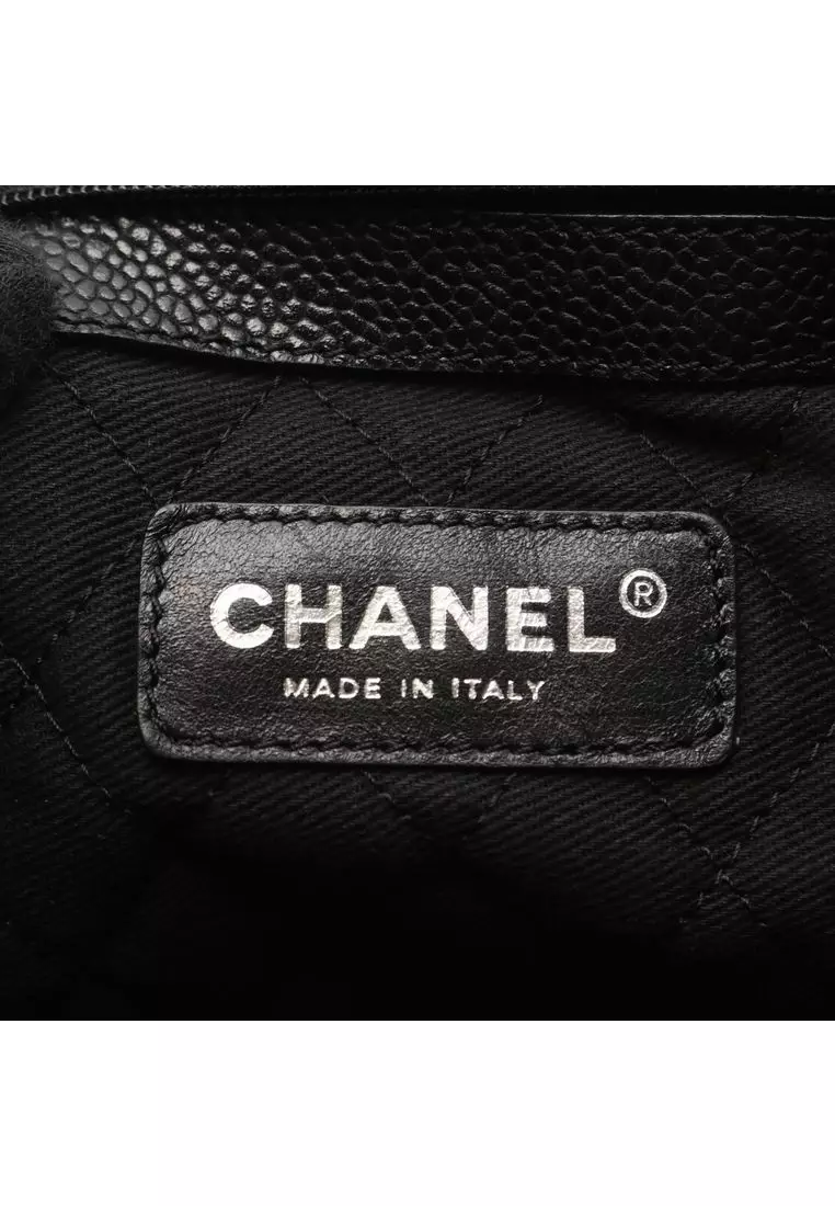 Pre-Loved Chanel Cc Coated Canvas Tote