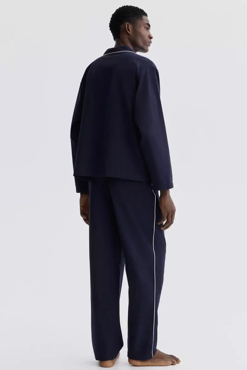 Cotton pyjama shirt and bottoms