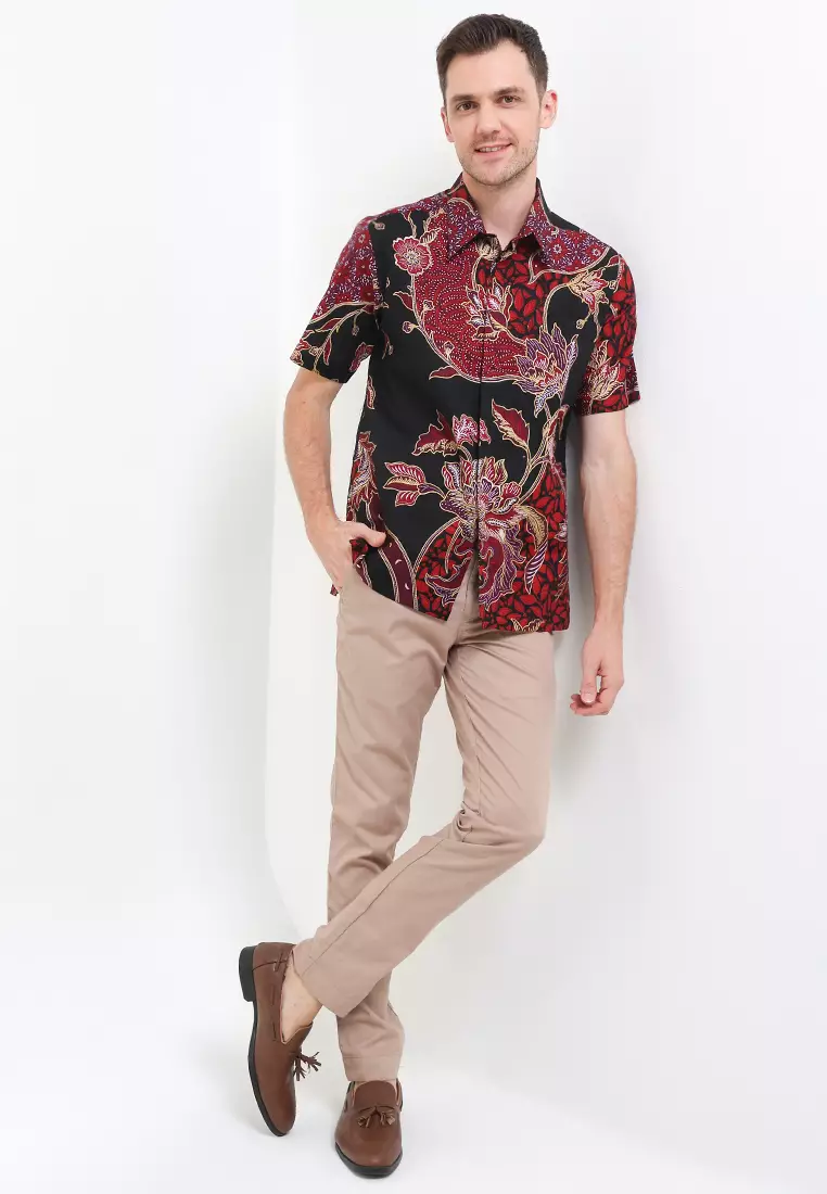Hem Body Fit Batik Sawat Rambat
