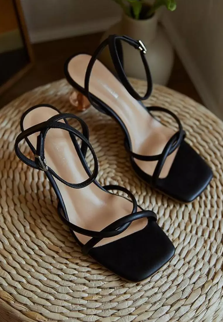 Crystal strappy outlet sandals