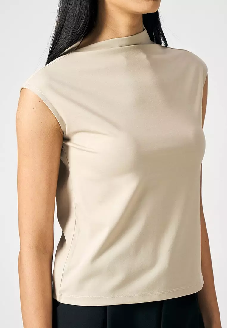 Slash Neck Top