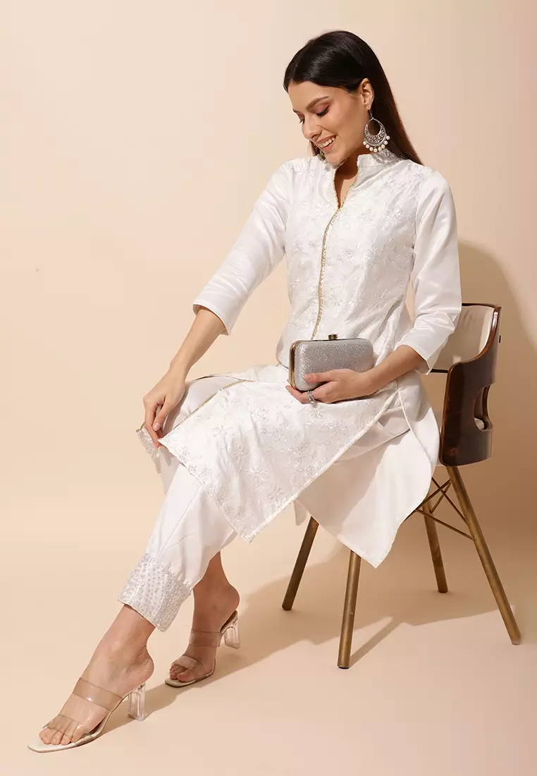 Chanira Festive Alisha Tunic-White