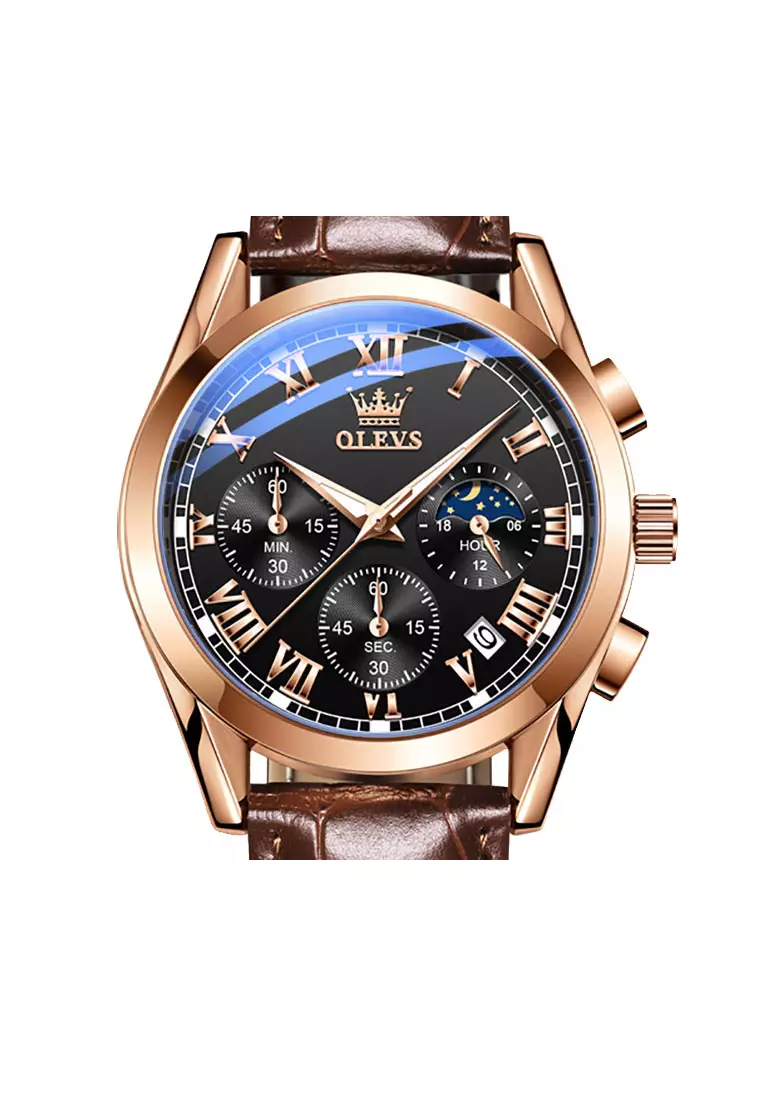 Olevs Olevs Chronograph Men Wrist Watch 2024 Buy Olevs Online Zalora Hong Kong 6793