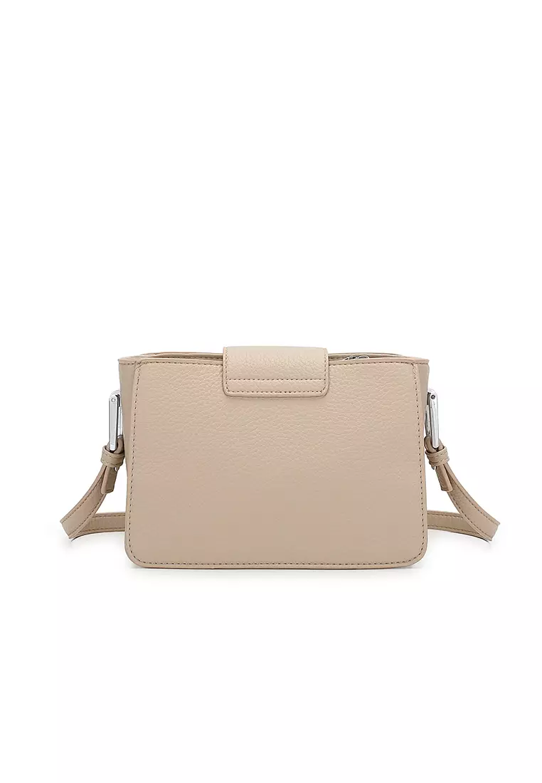 Women's Sling Bag / Crossbody Bag / Shoulder Bag (Tas Selempang Wanita / Tas Bahu Wanita) - Krem