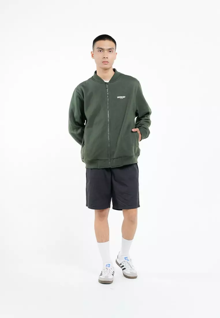 Greenlight Voyager Men's Bomber Jacket Regular Fit Fleece Radion C030825