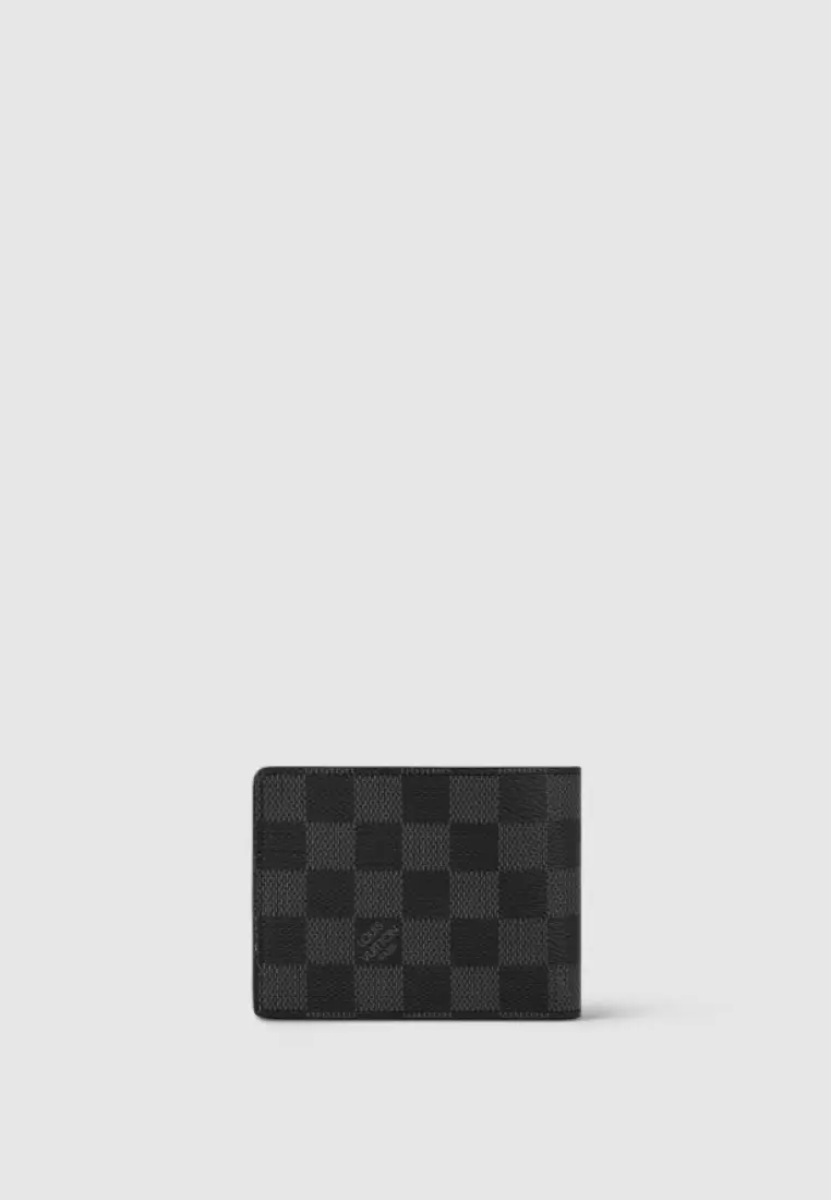 Slender Wallet Damier Graphite