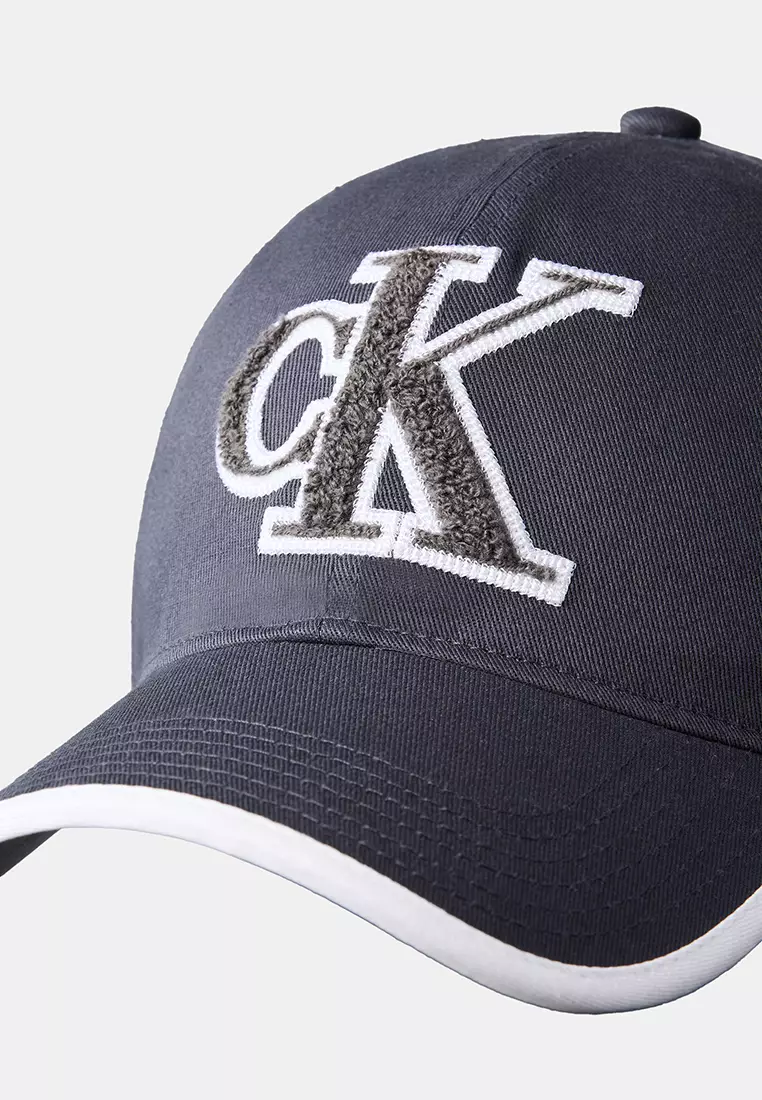 Textured Monogram Baseball Cap - Calvin Klein Accessories & Footwear