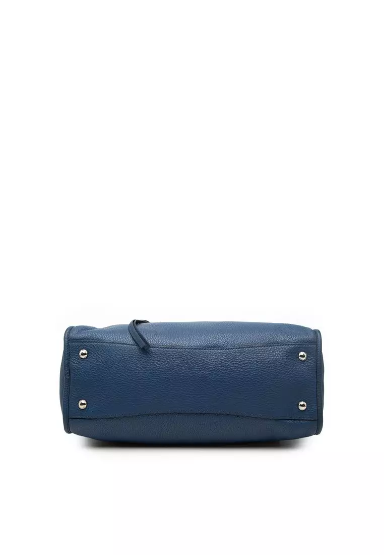 Pre-Loved Prada Vitello Phenix Zip Top Satchel
