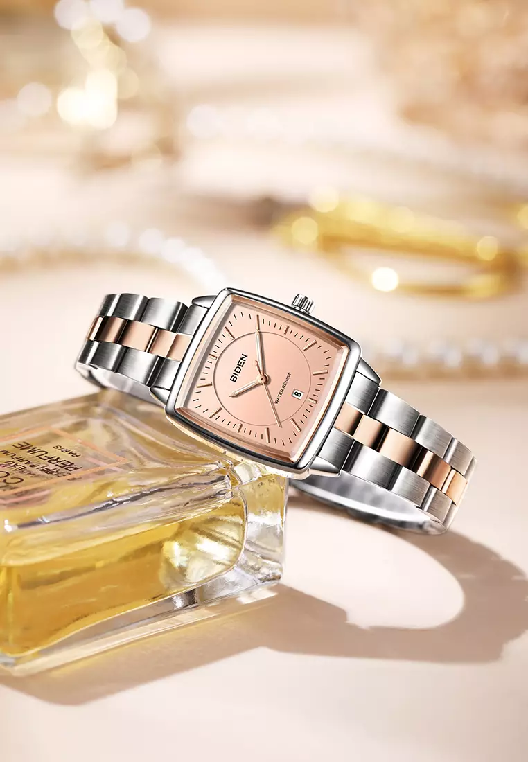 Jam Tangan Wanita Original Full Luminous Kuarsa Fashion Classic Tali Stainless Steel Jam Tangan Cewek allrose