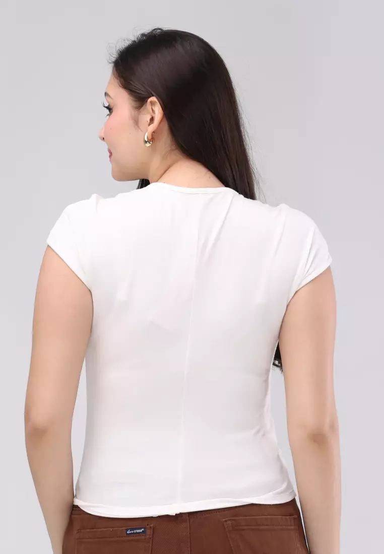 Jap. Cotton Short Sleeves Blouse