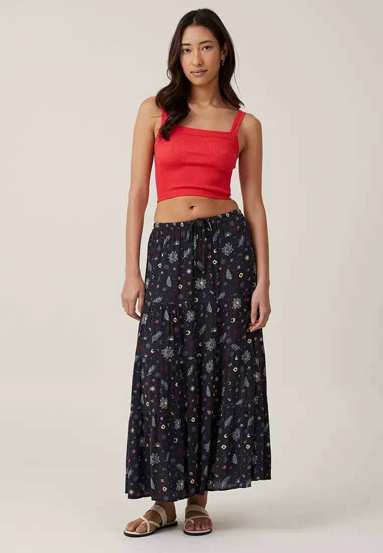 Lola Tiered Maxi Skirt