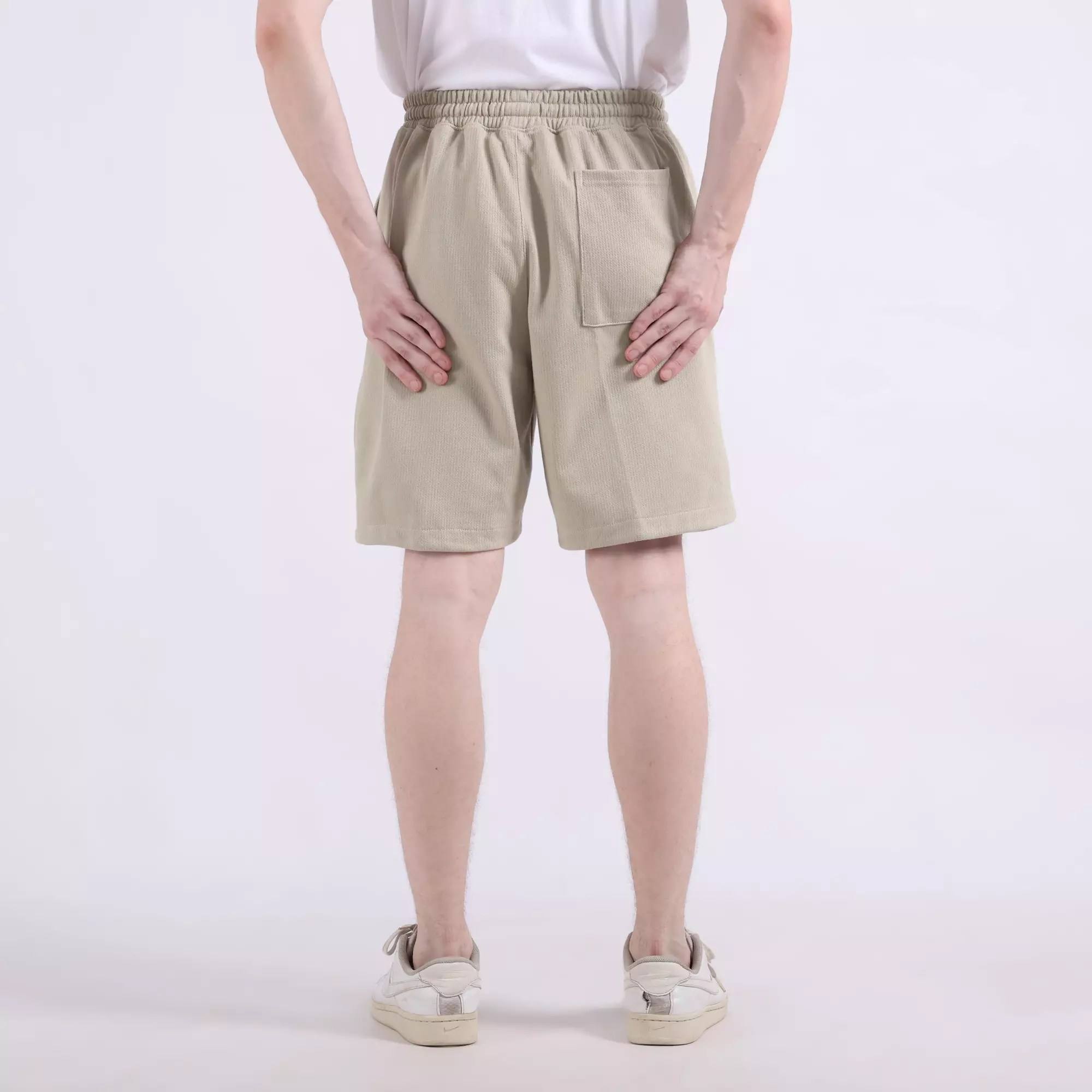 LARUSSO Resort Collection - Textured Bermuda Pants - Spray Green