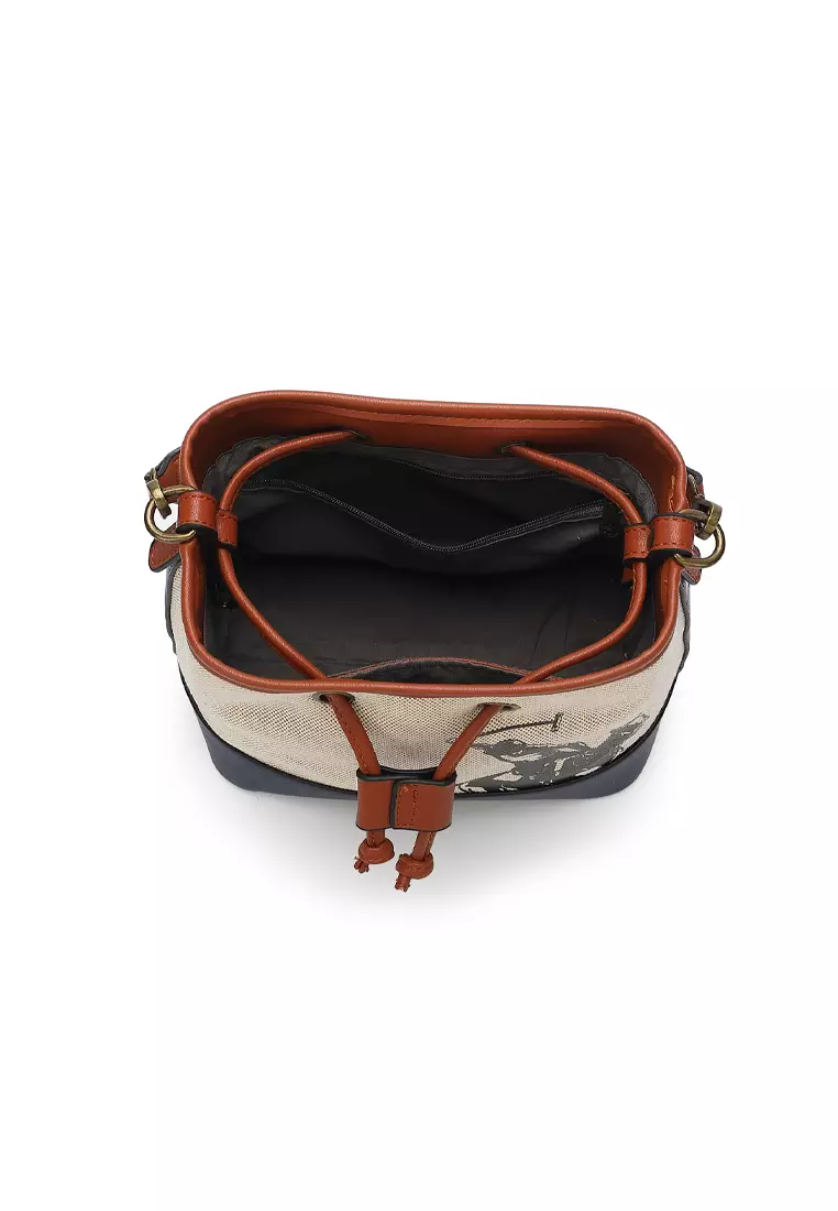 Top Handle Bag / Sling Bag / Crossbody Bag - Blue