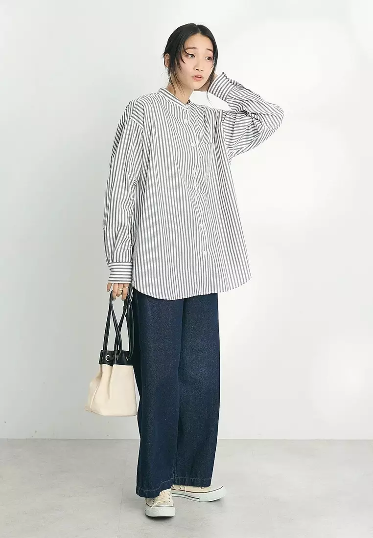 Craft Standard Boutique - Hayato Band Collar Shirt